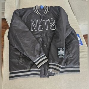 Brand New BROOKLYN NETS NBA Sports Jacket XL